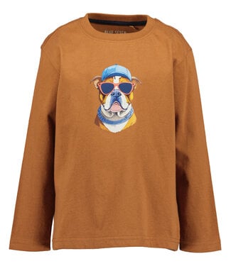 Blue Seven Longsleeve lichtbruin boxer dog