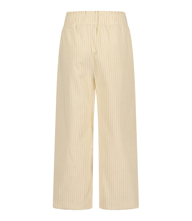Blue Seven Wide leg rib beige