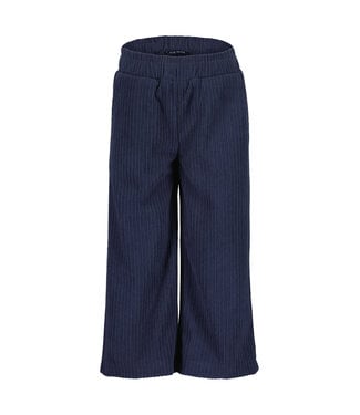 Blue Seven Wide leg donkerblauw rib