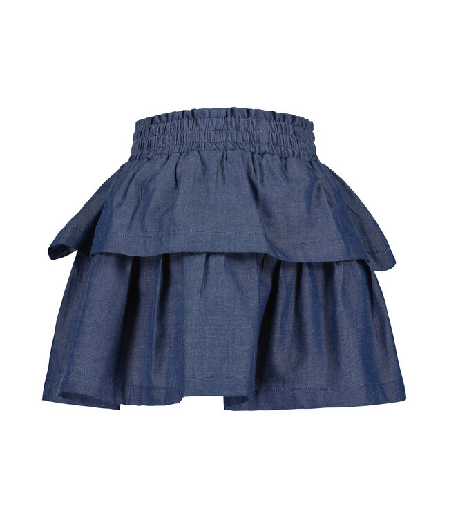 Blue Seven Rok laagjes jeanskleur