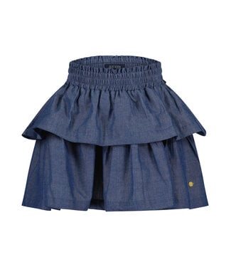 Blue Seven Rok laagjes jeanskleur