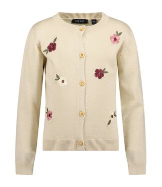 Blue Seven Cardigan beige bloemen