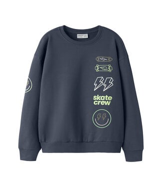 name it Sweater Skate crew Ombre blue