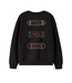 name it Sweater Skate crew zwart