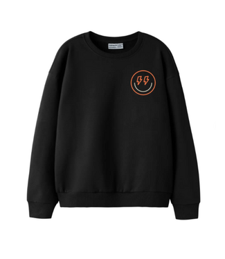 name it Sweater Skate crew zwart