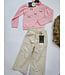 Blue Seven Trui woven roze strikjes