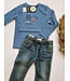 Blue Seven Longsleeve Jeansblauw cool buddies