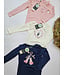 Blue Seven Longsleeve ecru hart ballerina
