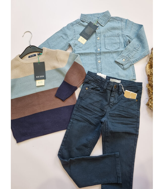 Blue Seven Jeans hemd blauw boys