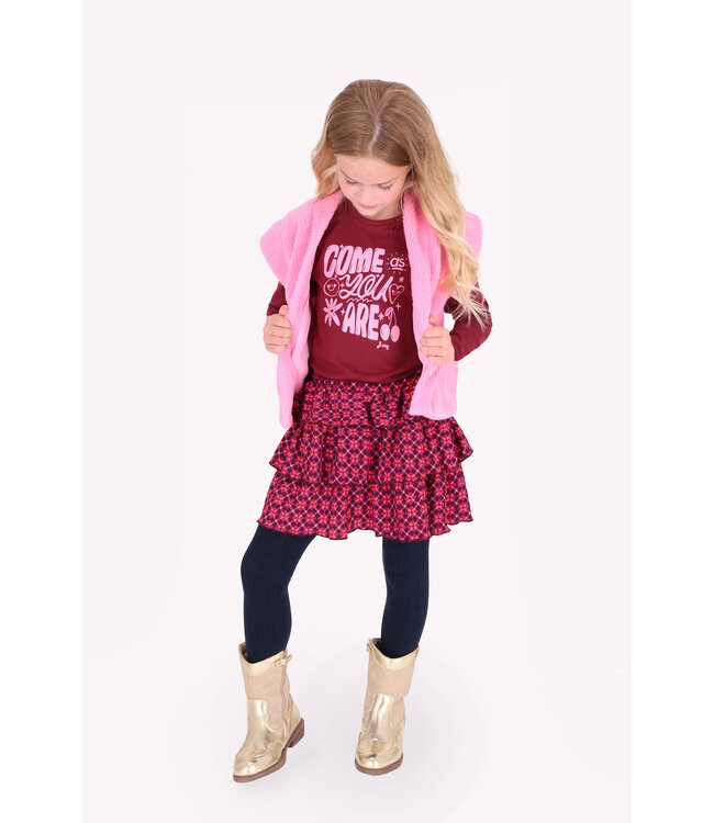 B-Nosy Rok Rua Pink bordeau lila
