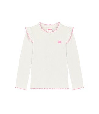 B-Nosy Longsleeve Tonya winter white