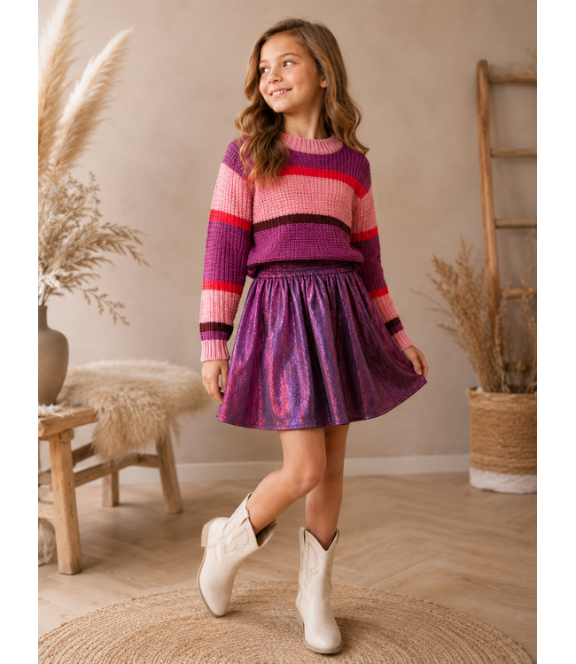 Rok Metallic Rosa Roze