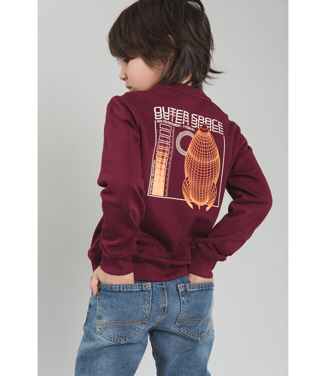 Tygo & Vito Sweater Merlot Outer Space