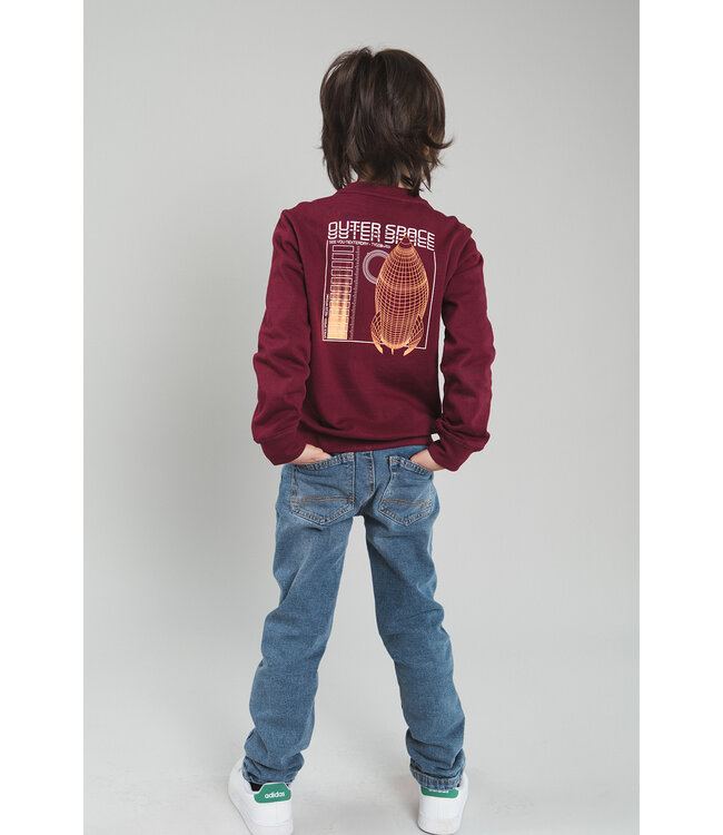 Tygo & Vito Sweater Merlot Outer Space