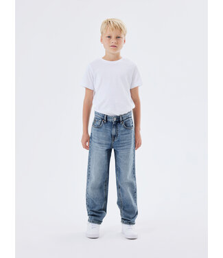 name it Jeans Ryan Medium Blue straight fitting