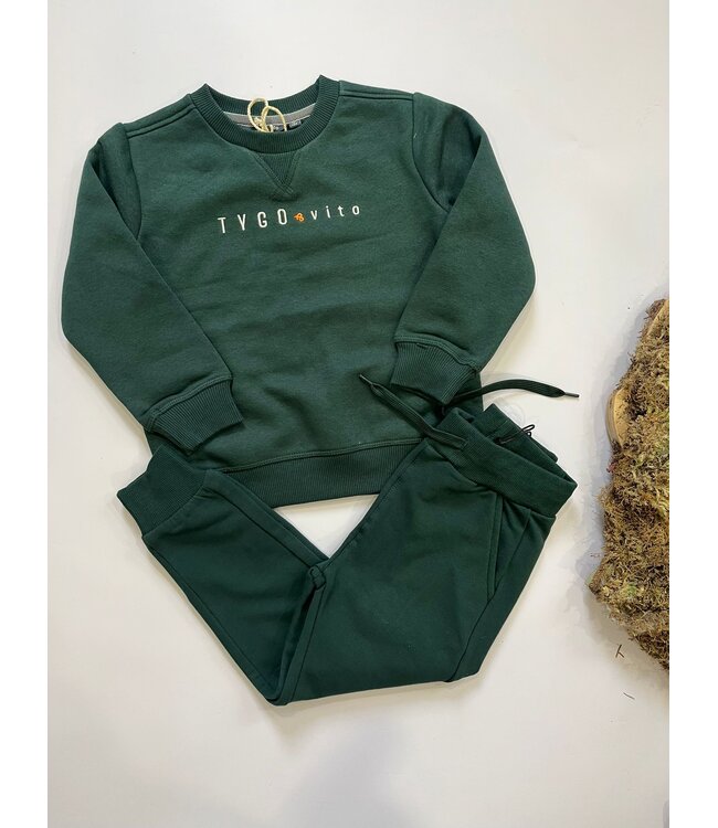 Tygo & Vito Jog Sweater Storm green