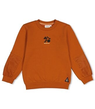 Sturdy Sweater Orange Mountain Top