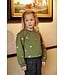 Jubel Sweater Olijf Moon Flowers