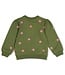 Jubel Sweater Olijf Moon Flowers