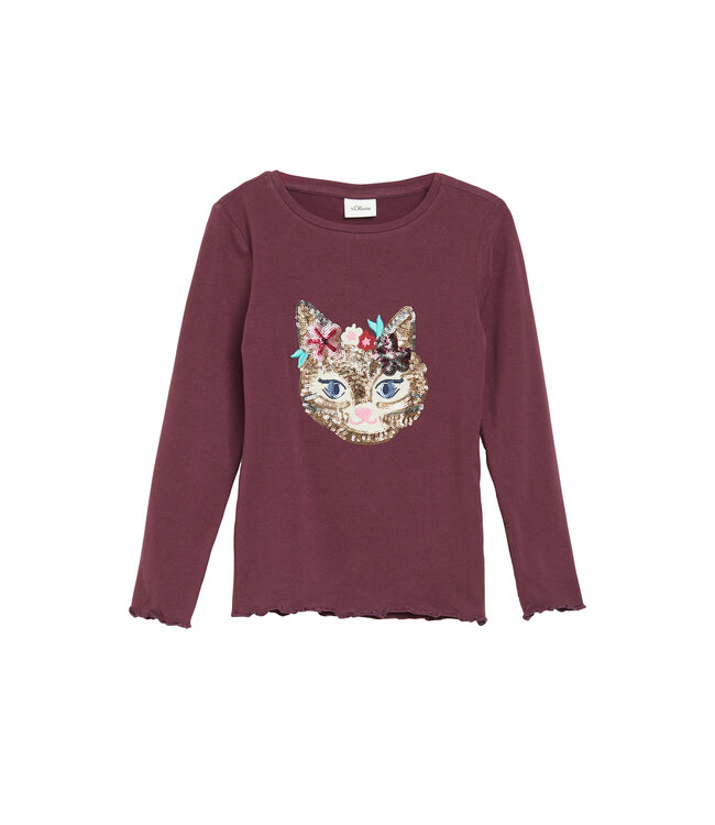 s.Oliver Longsleeve Burgundy kat