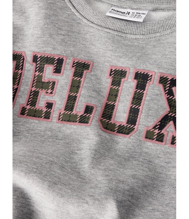 name it Sweater Grijs Deluxe