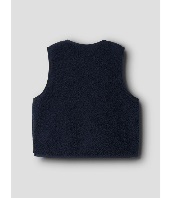 name it Waistcoat Teddy Miel Blauw