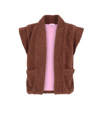 B-Nosy Teddy Gilet Bruin
