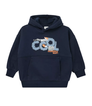 s.Oliver Hoodie Donkerblauw Fox Farmers Nap