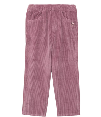 s.Oliver Broek Rib Velours roze regular fit