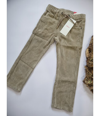 s.Oliver Broek Beige Rib Regular fit s.oliver