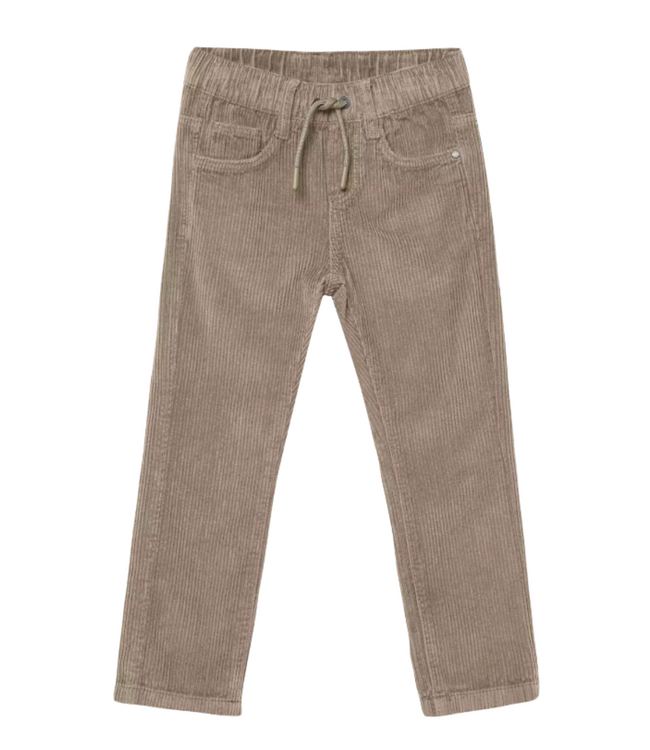 s.Oliver Broek Beige Rib Regular fit s.oliver