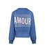 No Way Monday Sweater Kobalt blauw Amour