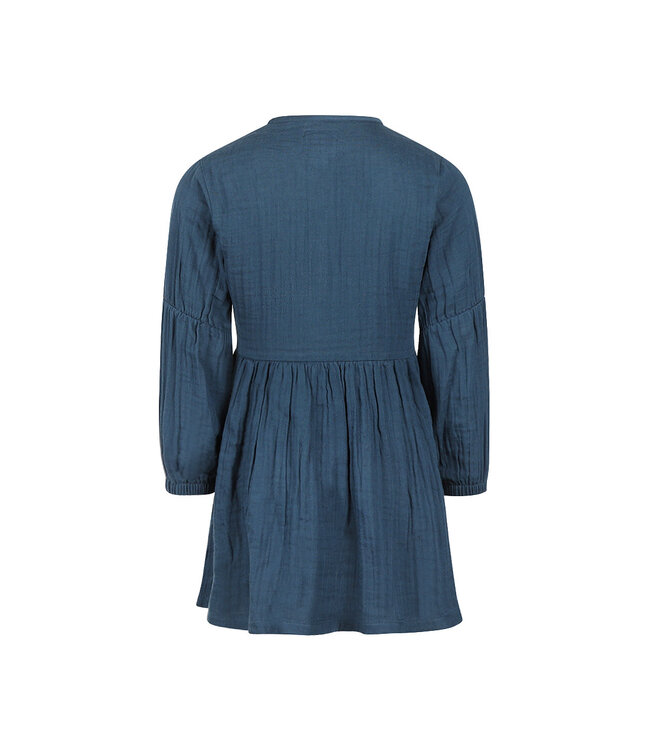 Koko Noko Jurk Blauw Bloemen Nora