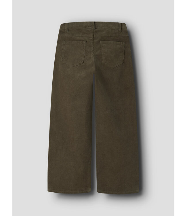 name it Wide leg Rose velours olive