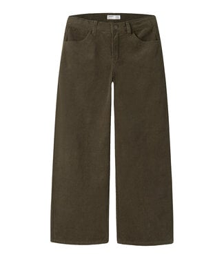 name it Wide leg Rose velours olive