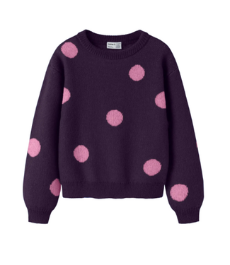 name it Knit Folisa Dots Navy