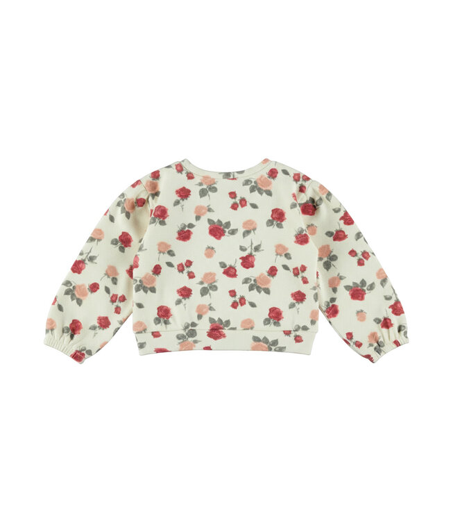 Dirkje Sweater ecru roses
