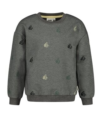 Sturdy Sweater Fix it grijs melange