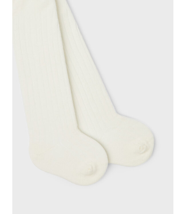 name it 2-Pack Kousenbroek rib Ecru