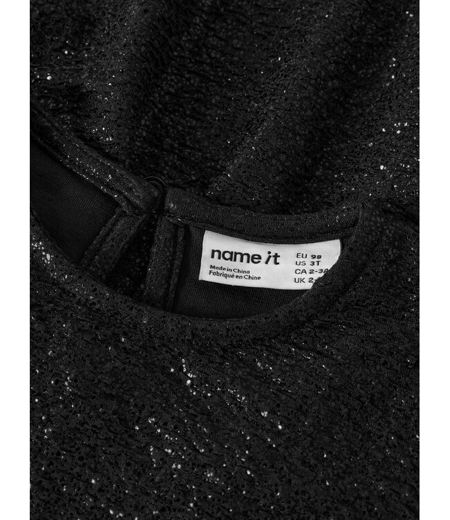 name it Feestjurk Frisine Zwart