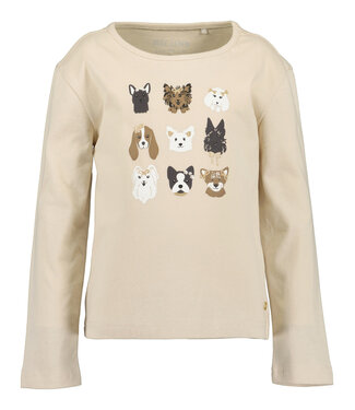 Blue Seven Longsleeve Ecru hondjes