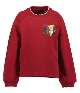 Blue Seven Trui Bordeau Bear Hi
