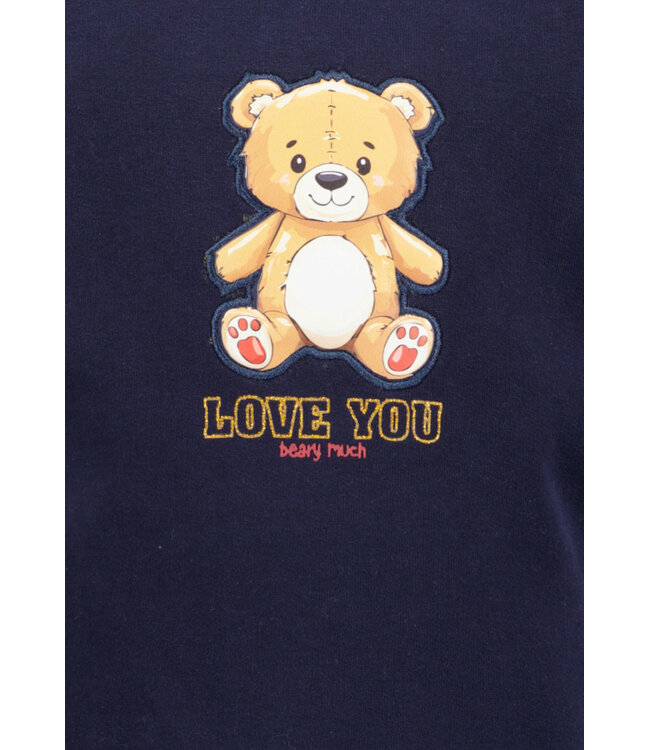 Blue Seven Trui teddy bear Love You