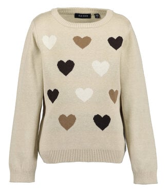 Blue Seven Trui beige hartjes