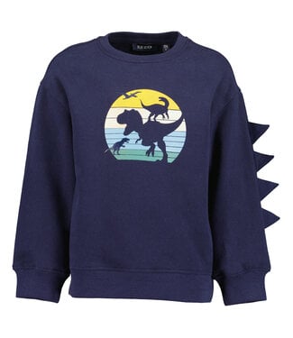 Blue Seven Trui Donkerblauw dino sunrise