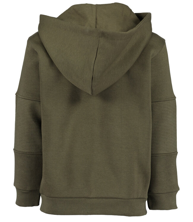Blue Seven Sweater met rits khaki No Rules
