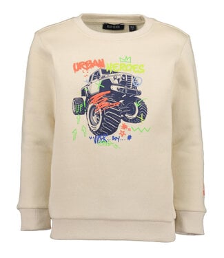 Blue Seven Sweatshirt ecru Urban Heroes Monstertruck
