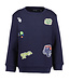 Blue Seven Sweatshirt Blauw good vibes rebel