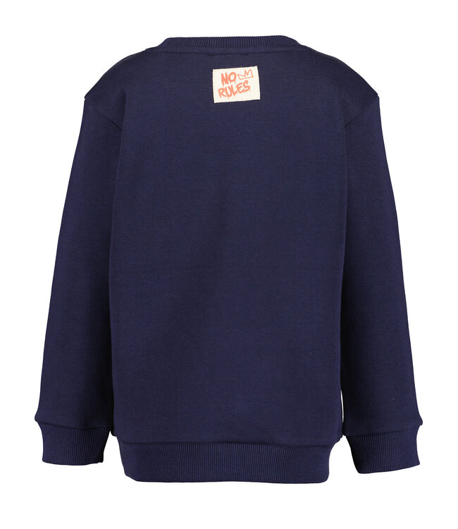 Blue Seven Sweatshirt Blauw good vibes rebel