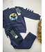 Blue Seven Jog broek donkerblauw fleece